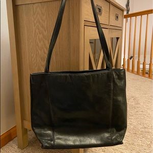 Leather Shoulder Tote